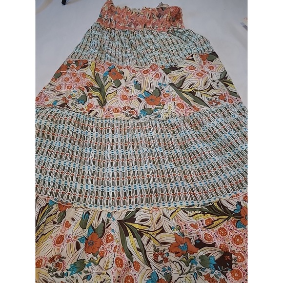 India Boutique Dresses & Skirts - India Boutique Dress One Size Multicolor Elastic Stretchy Top 70's Vibes